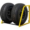 image:imageMaxxHaul Adjustable Wall Mount Folding Tire Rack  32 to 48 Inch Width  300 lb Capacity  Heavy Duty Steel Garage Tire Storage Holds 4 Tires  70489Yellow
