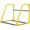 image:imageMaxxHaul Adjustable Wall Mount Folding Tire Rack  32 to 48 Inch Width  300 lb Capacity  Heavy Duty Steel Garage Tire Storage Holds 4 Tires  70489Yellow