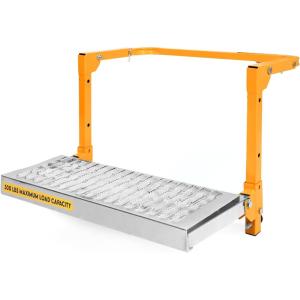 image:imageMAXXHAUL 50694 2112 x 73 Adjustable Truck Tire Service Step with NonSlip Platform Foldable 300lb Capacity  Fits up to 31 Tire Diameter215 x 73