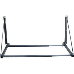 image:imageMaxxHaul Adjustable Wall Mount Folding Tire Rack  32 to 48 Inch Width  300 lb Capacity  Heavy Duty Steel Garage Tire Storage Holds 4 Tires  70489Grey
