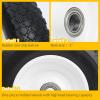 image:imageMaxxHaul 12 FlatFree Solid Polyurethane Replacement Tire  1 Bore Centered Hub  Fits 25mm Shaft  Pre Mounted on Steel Rim  330 lb Load Capacity  Trailer Dolly amp Utility Wheel 50502