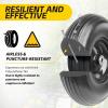 image:imageMaxxHaul 13 No Flat Solid Rubber Tire Maintenance Free 4006 Replacement Wheel for Wheelbarrows and Garden Wagons Heavy Duty Steel Rim with 58 Inch Ball Bearing Puncture Proof 5107913 Tire  58 Bore  175 Centered Hub