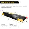 image:imageMaxxHaul 51034 16 in Heavy Duty Car Parking Stoppers 2 Pack Easy Install 16 x 18 x 38 for Garage and Outdoor Car SUV Truck Eco Friendly Material Reflective Strips16 x 18 x 38