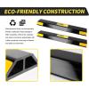 image:imageMaxxHaul 51034 16 in Heavy Duty Car Parking Stoppers 2 Pack Easy Install 16 x 18 x 38 for Garage and Outdoor Car SUV Truck Eco Friendly Material Reflective Strips18 x 125 x 35
