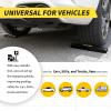 image:imageMaxxHaul 51034 16 in Heavy Duty Car Parking Stoppers 2 Pack Easy Install 16 x 18 x 38 for Garage and Outdoor Car SUV Truck Eco Friendly Material Reflective Strips16 x 18 x 38