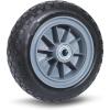 image:imageMaxxHaul 51024 10 Solid Tires Flat Free PU Tire and Wheel with 58 Axle Bore Hole 3 Wide with 22 Offset Hub for Hand Truck Garden Wagon Cart Trolley Dolly Lawn Mower Replacement Tire  2 Pack10 Tires