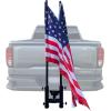 image:imageMAXXHAUL 50607 Hitch Mount Dual Flagpole Holder with AntiWobble Pins for 2 Receivers