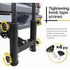 image:imageMAXXHAUL 51039 Heavy Duty Hitch Mount Dual Flagpole Holder with AntiWobble Pins for 2 Receivers