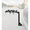 image:imageMaxxHaul 50250 4Bike Hitch Mount Rack  22 Dual Arm Carrier Fits 2 Receiver for Car Truck SUV  HeavyDuty Steel with Safety Reflectors