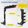 image:imageMaxxHaul Hitch Mount 4 Bike Rack 150 lb Capacity HeavyDuty Swing Down Design Fits Cars Trucks SUVs and Minivans with Safety Reflector Easy Install 70210