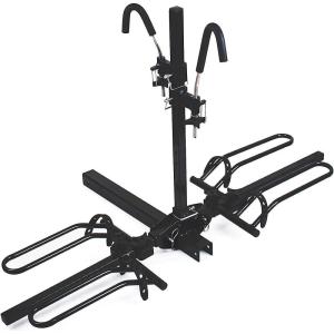 image:imageMaxxHaul 50959 2Bike Hitch Mount Platform Rack for Cars Trucks SUVs Minivans  Fits 2 Hitch Receiver Supports Up to 75 lbs  AntiRattle Adjustable for EBikes Includes Hitch Tightener