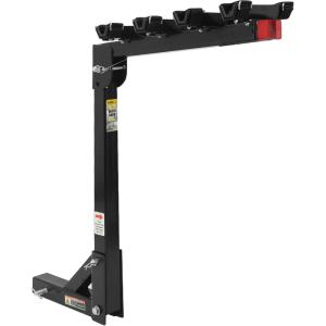 image:imageMaxxHaul Hitch Mount 4 Bike Rack 150 lb Capacity HeavyDuty Swing Down Design Fits Cars Trucks SUVs and Minivans with Safety Reflector Easy Install 70210