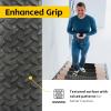 image:imageMaxxHaul 51094 6 PCS Rubber Stair Tread for Stairs amp Steps Skid Resistant Indoor and Outdoor Stair Treads SelfAdhesive Rubber Safety Mats with NonSlip Tread Surface 155 x 4 Each Black