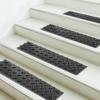 image:imageMaxxHaul 51094 6 PCS Rubber Stair Tread for Stairs amp Steps Skid Resistant Indoor and Outdoor Stair Treads SelfAdhesive Rubber Safety Mats with NonSlip Tread Surface 155 x 4 Each Black