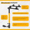 image:imageMaxxHaul 50025 Hitch Mount 2 Bike Rack For Cars Trucks SUVs Minivans  100 lb CapacityRack