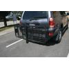 image:imageMaxxHaul 50980 500 lb Capacity Steel Hitch Mount Folding Cargo Carrier Mesh Basket with 1 Tightener fits 2 inch Hitch Receiver 60 x 21 x 65 in for Car SUV Pickup Truck Van Camping Traveling