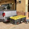 image:imageMaxxHaul 50980 500 lb Capacity Steel Hitch Mount Folding Cargo Carrier Mesh Basket with 1 Tightener fits 2 inch Hitch Receiver 60 x 21 x 65 in for Car SUV Pickup Truck Van Camping Traveling