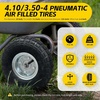 image:imageMaxxHaul 10 Inch Pneumatic Replacement Wheel 2 Pack 300 lb Capacity Air Filled Utility Tire with Steel Hub and Ball Bearings Ideal for Hand Trucks Dollies and Wagons 58 Bore 51078