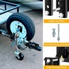 image:imageMaxxHaul 70214 Powder Coat Black Trailer Spare Tire Carrier For 10 inch and 12 inch Utility Trailer TiresFor 1012 Inch Tires Single