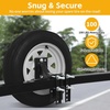 image:imageMaxxHaul 70214 Powder Coat Black Trailer Spare Tire Carrier For 10 inch and 12 inch Utility Trailer TiresFor 45 Lug Wheels Single