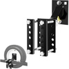 image:imageMaxxHaul 70214 Powder Coat Black Trailer Spare Tire Carrier For 10 inch and 12 inch Utility Trailer TiresFor 45 Lug Wheels Single