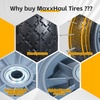 image:imageMaxxHaul 12 Flat Free Solid Tire 12x4007 Wheel with 58 Axle Bore Hole  Double Sealed Bearings 3 Offset Hub  Hand TruckGarden Cart Replacement  400 lb Capacity 2Pack 5102510 Tires 2 pack