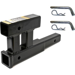 image:imageMaxxHaul 50977 2 Inch Trailer Hitch Extension  Dual Tow Hitch Extension Receiver with 2 Hitch Pins